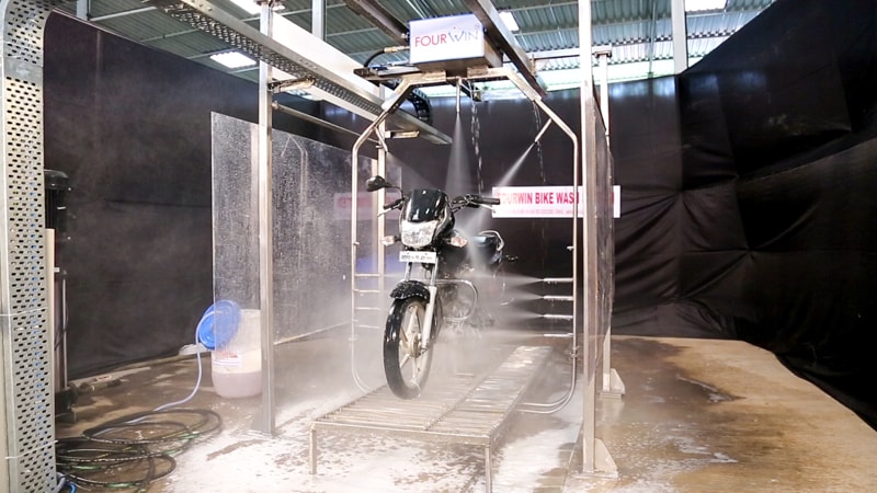 Two Wheeler Auto Wash System